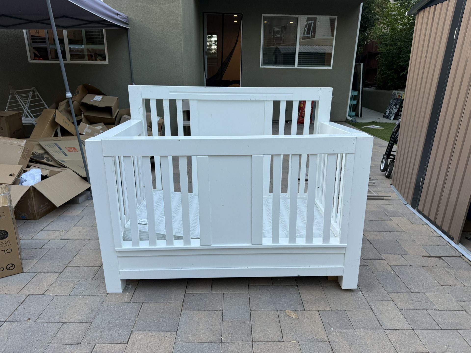 Baby Crib + Mattress Set 