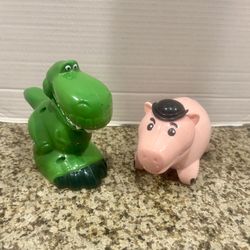 Disney Pixar Toy Story Flash Light Set Hamm and Rex 