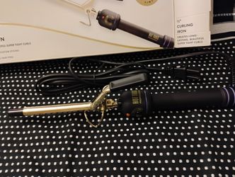 HOT TOOLS Pro Artist 24k Gold Extra Long Curling Iron/Wand 11/4" Barrel NEW