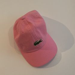Pink Lacoste Hat