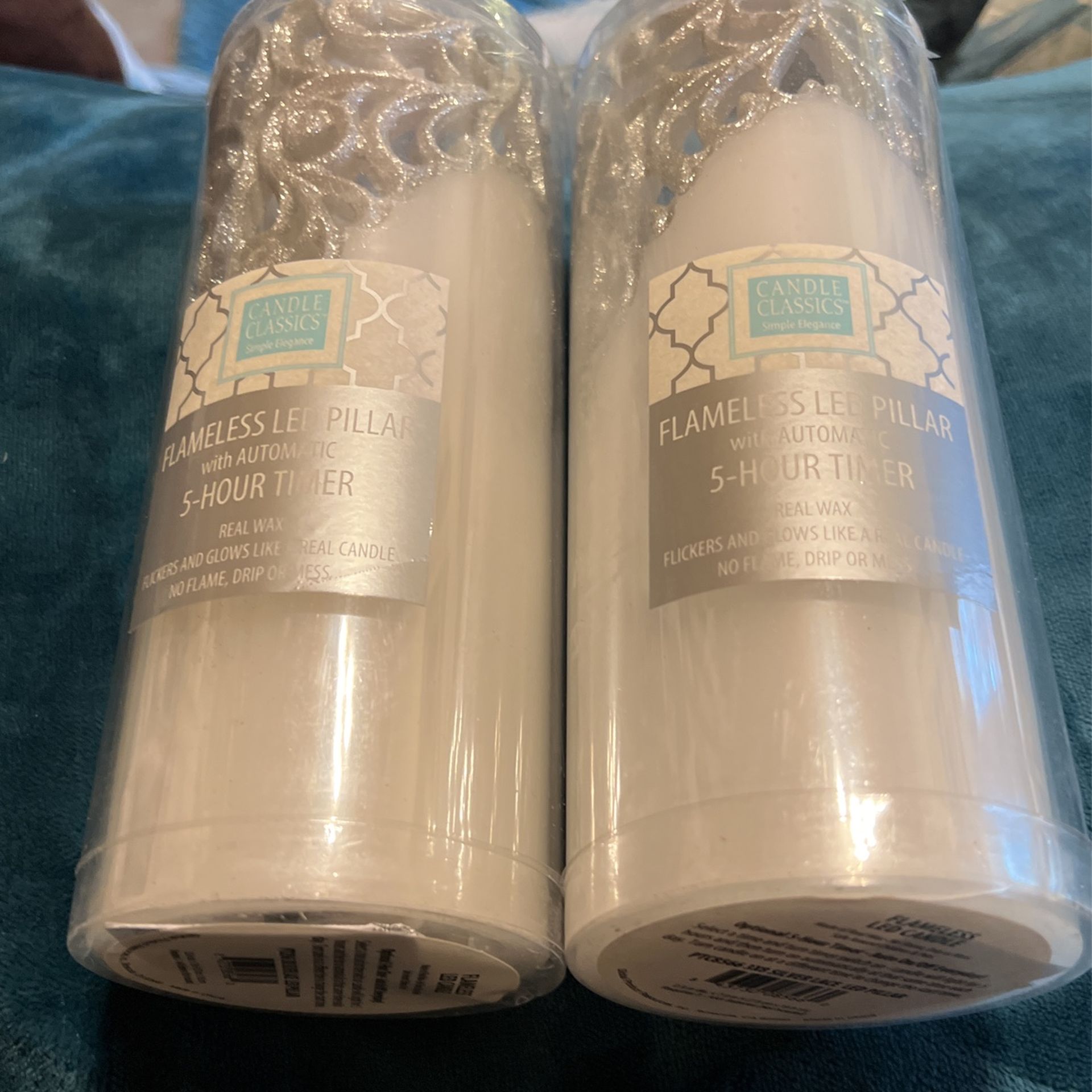Flameless LED Pillar Candles