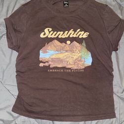 Cute BROWN Large Shirt