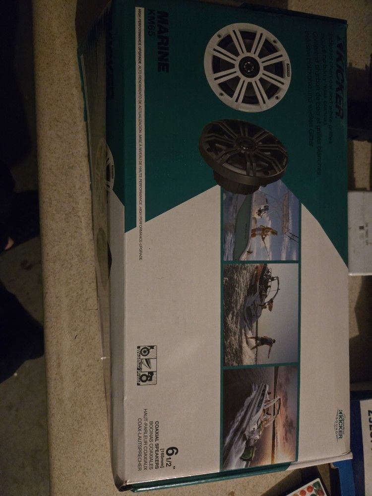 Kicker Marine Speakers 6.5 Also For ATV UTV  Vehicles. 