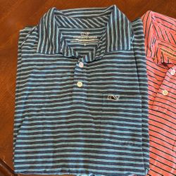 Vineyard Vines Mens Polos Set Of 2