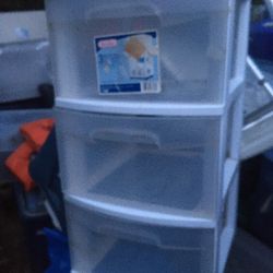 Like New Three Drawer Storage Cabinet Only $20