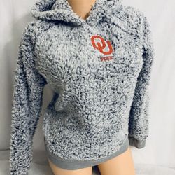 Victorias Secret PINK NWT Oklahoma University Sherpa Hoodie XSMALL
