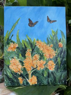 Butterfly’s On Canvas 12” X 14”