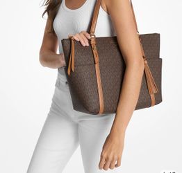 Sullivan Large Logo Top-Zip Tote Bag