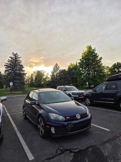Blue 2012 volkwagen GTI