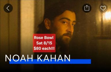 NOAH KAHAN @ The Rose Bowl 8/15