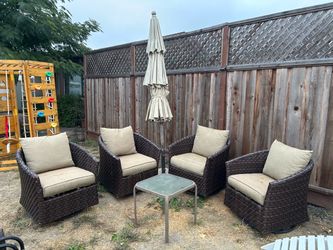 Patio Set in Decent Shape but has wear