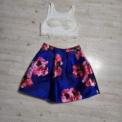 I.N. San Francisco Size 9 Skirt Set 