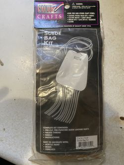 Scout Crafts Suede Bag Kit