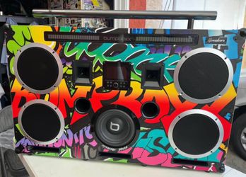 New Huge Bumpboxx UpRock Pro NY Graffiti Edition 1500 watts
