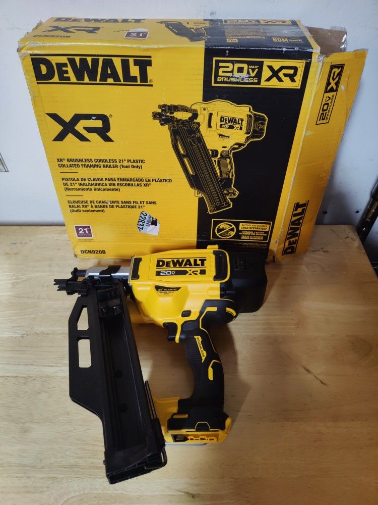 DeWalt 21 Degree Framing Nailer 20v 