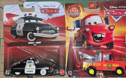 Disney Pixar Cars Diecast 2-Pack – Sheriff & Rescue Mater
