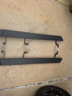 Black Running Boards Side Steps Pair 2024 pathfinder Nissan