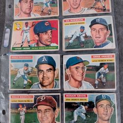 (11) 1956 Topps Baseball Cards