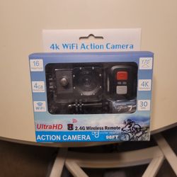 Action Camera Water Resistant 2.4G Wireless