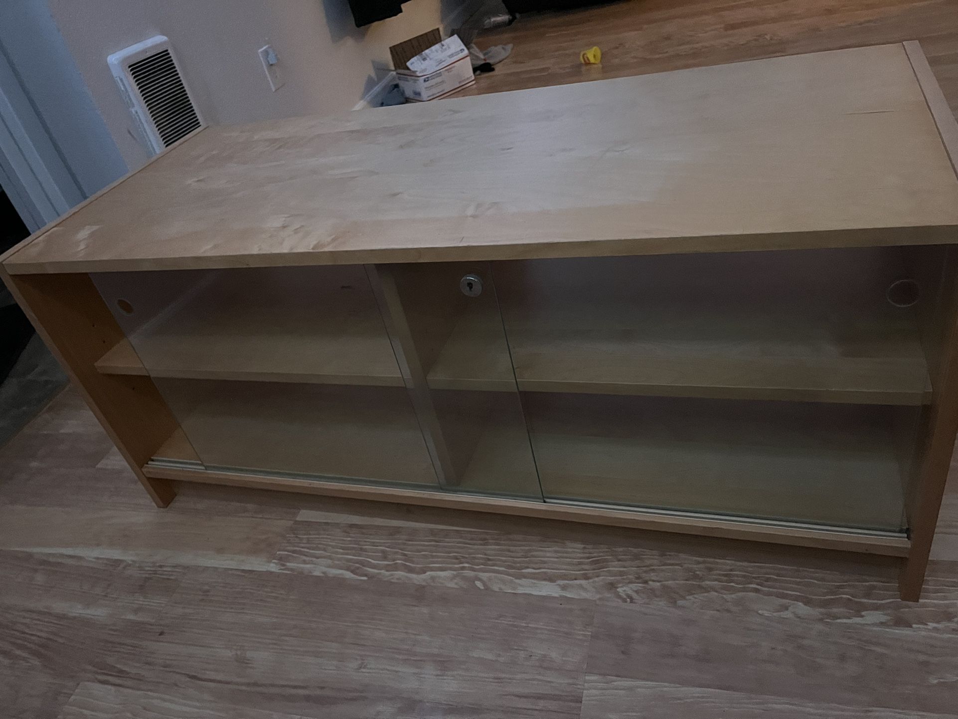 Cabinet / Storage Shelf With Glass Window