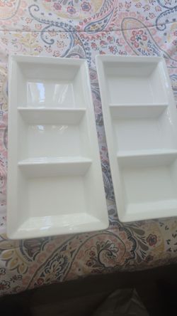 White dishes  each $5