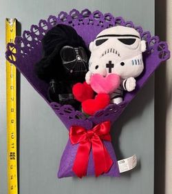 Star Wars Bouquet Plush Darth Vader Storm Trooper just $8