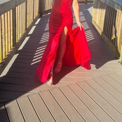 Prom Dress Size 2 In Red 