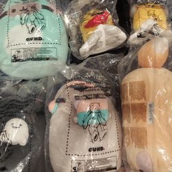 Pusheen & Gudetama Plushies bundle 