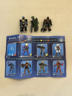 Halo Mega Blocks Series 4 Figure Lot