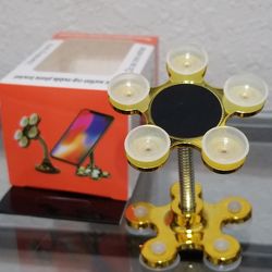 Magic Suction Cup Gold mobile phone bracket