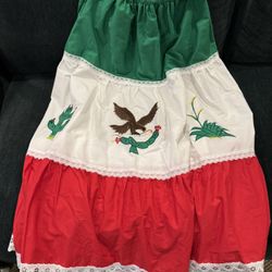 Traditional Mexican Skirt And Blouse