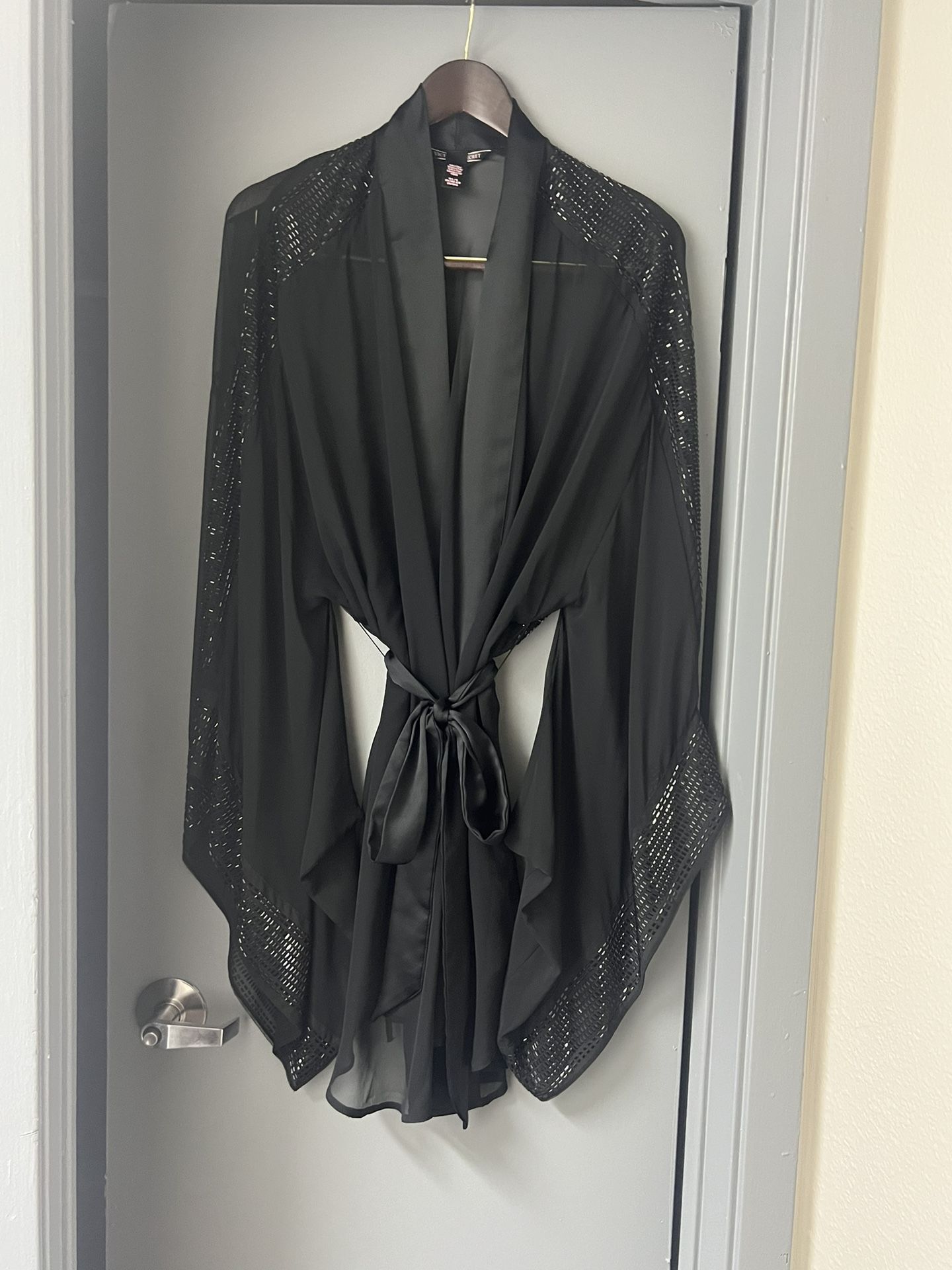 Black  Sheet Sexy robe