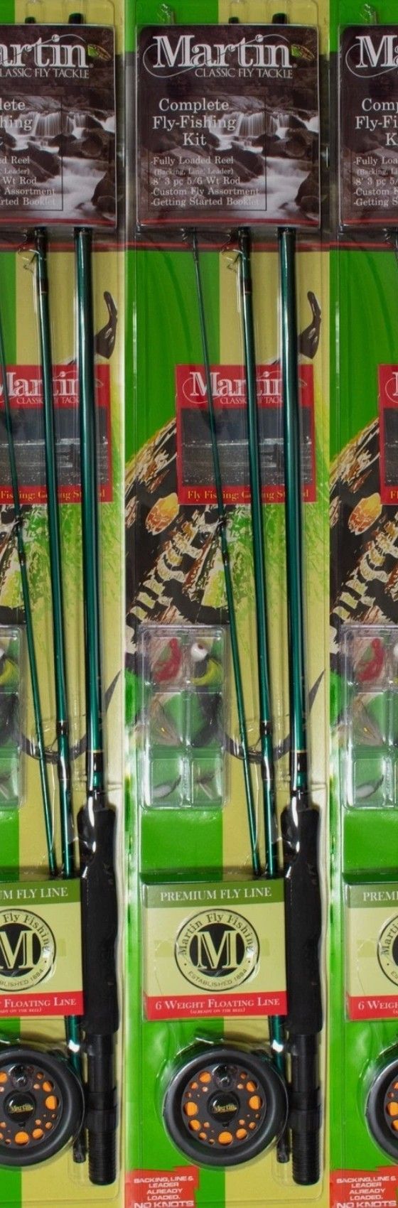  MARTIN COMPLETE FLY FISHING COMBO/KIT 8' 3 PIECE