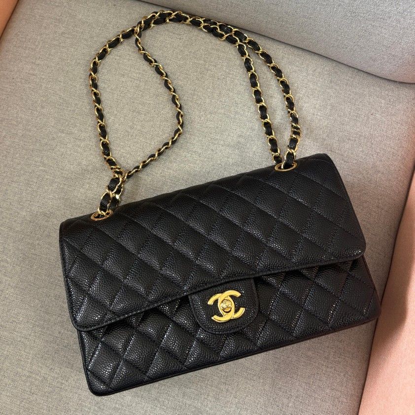 Chanel CF Classic Flap Medium Bag Black