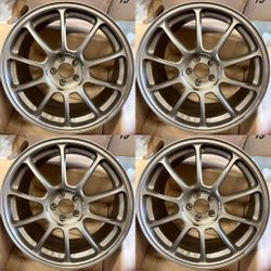 New 18 Inch Rays Volk Racing Style Rims Wheels 18x8.5 +42 (5x112) Bronze