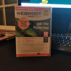 Webroot Anti Virus Sealed NEW