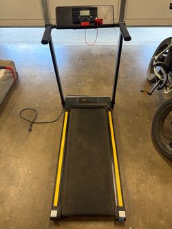 UREVO Folding Treadmill with LCD Display
