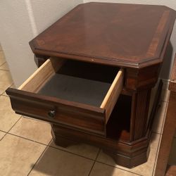 Wooden End Table 