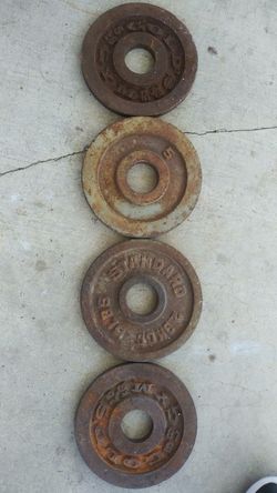 4 5s weight Olympic plates