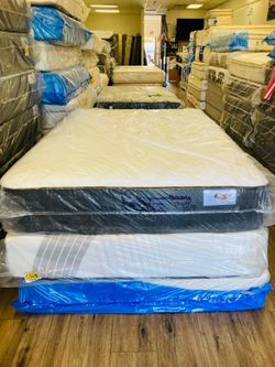 Full size Orthopedic mattress with  Boxspring included.