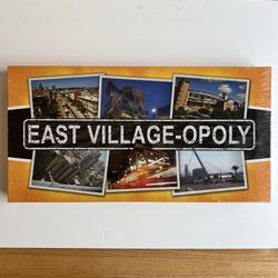 East Village Opoly San Diego Board Game 2014 First Edition Late for The Sky