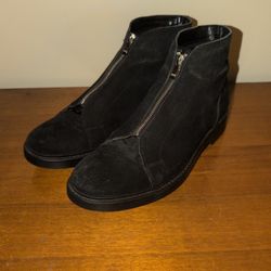 Asos Men's Suede Zipper Boots 