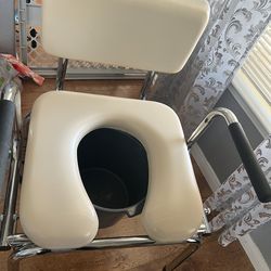 Potty and shower chair