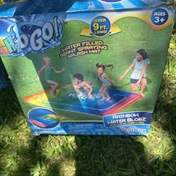 Bestway H2OGO! Tie Dye Blobz Water-Filled Splash Pad, 9’ 10” x 6’7”