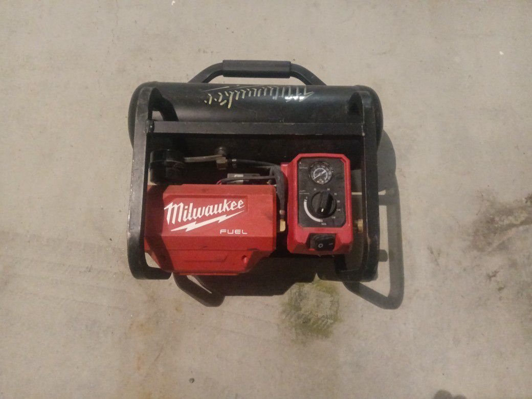 Used Milwaukee 18 Volt Cordless Compressor Tool Only