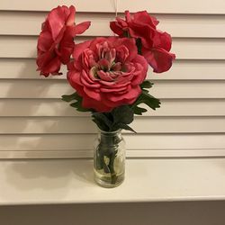 Fake Flower Vase 