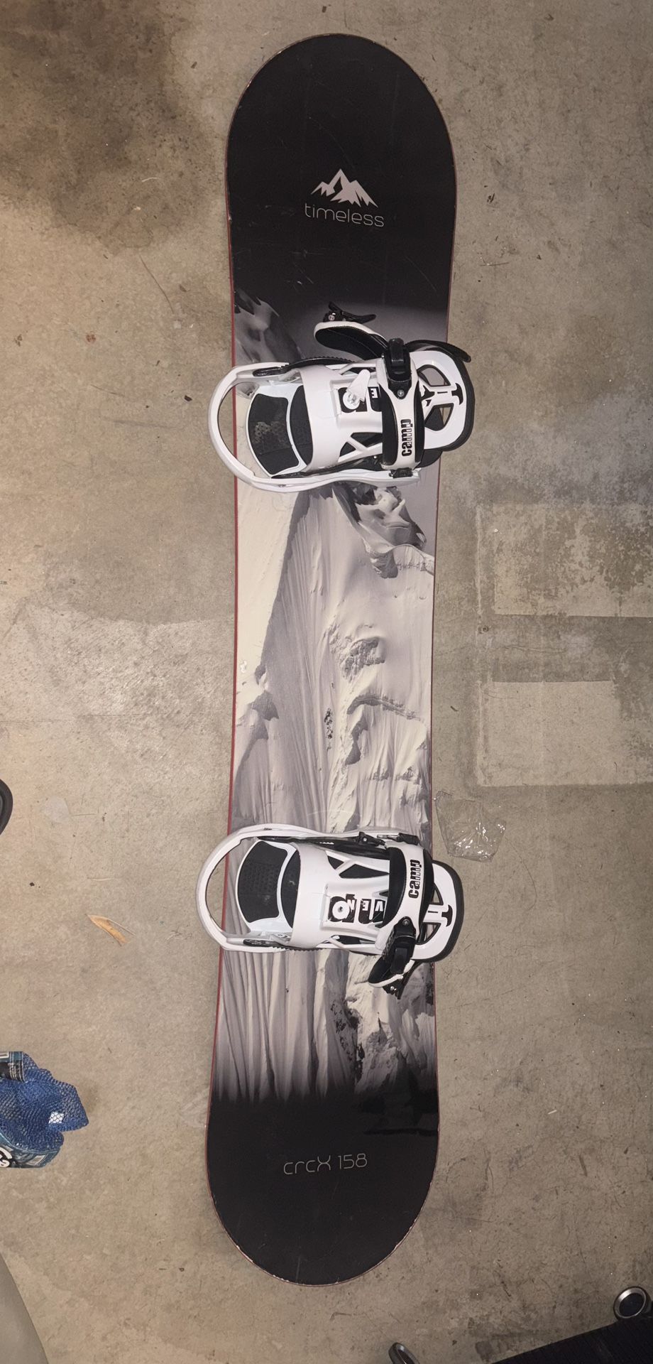 Snowboard Timeless CRX 158 With Camp Seven Bindings