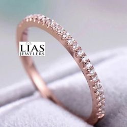 New 18k Rose Gold Wedding Ring 