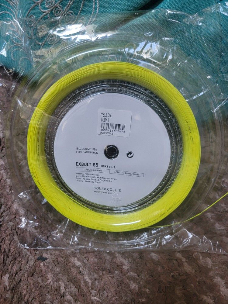 Original Yonex Exbolt 65 String - 200m Reel