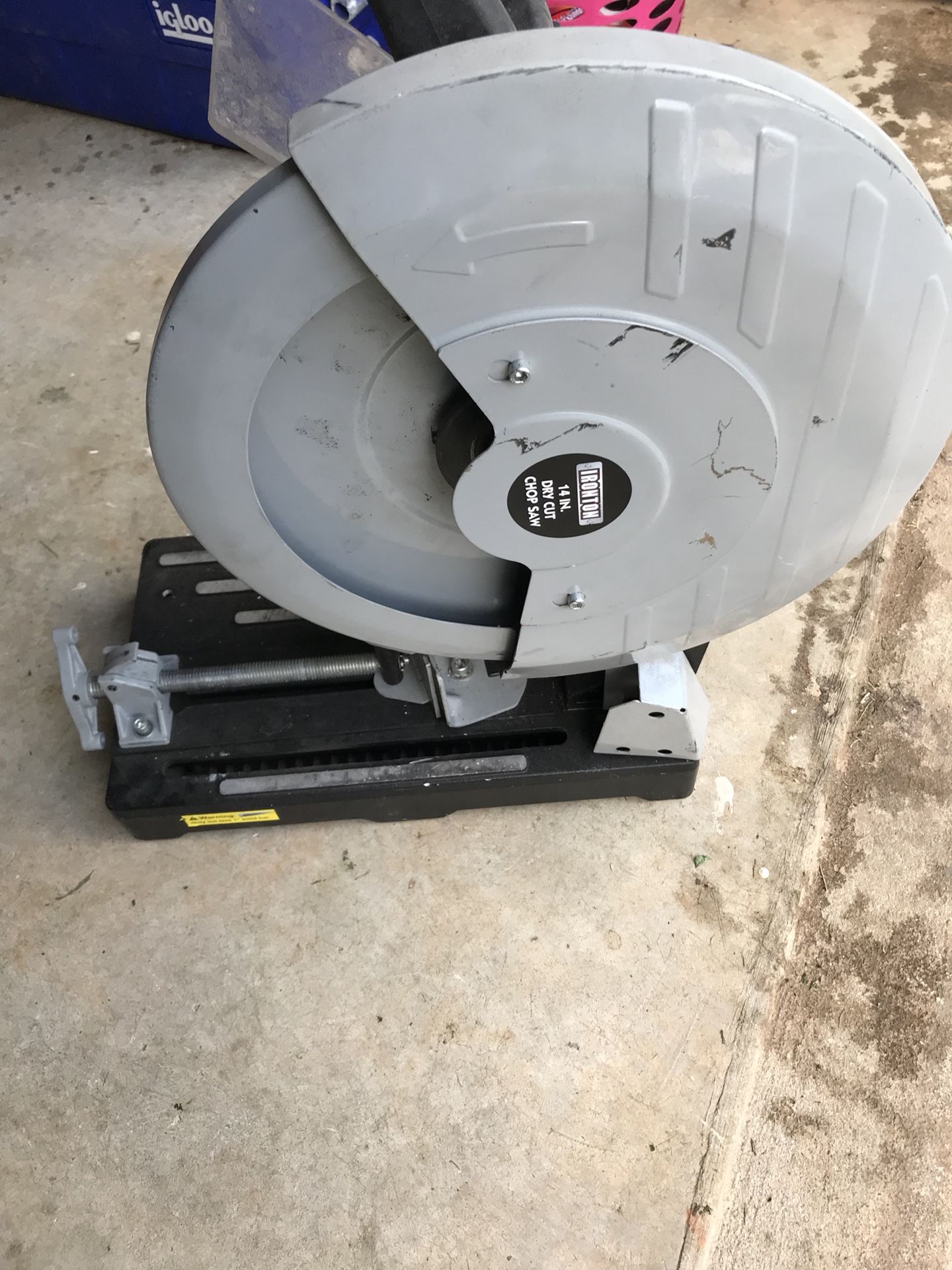 Ironton 14 on sale dry cut saw